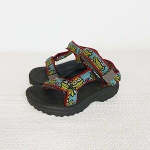 TEVA Hurricane Froggy Kinder Sandals Infants size 4/5